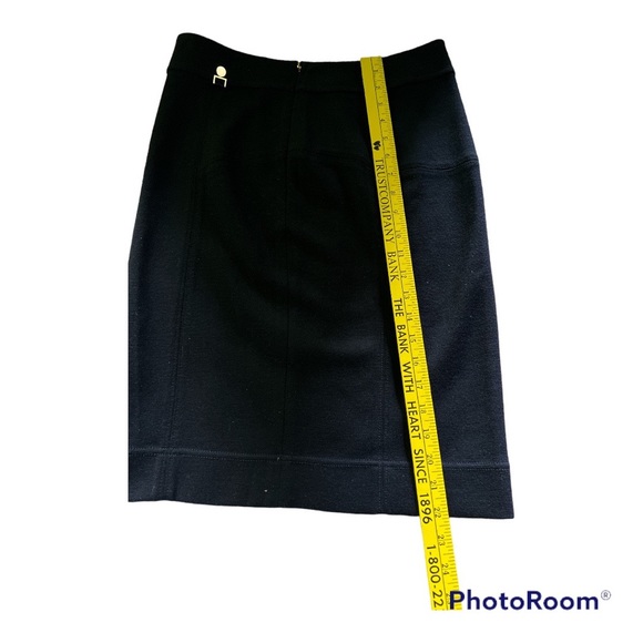 Tory Burch navy wool blend skirt - Picture 5 of 12